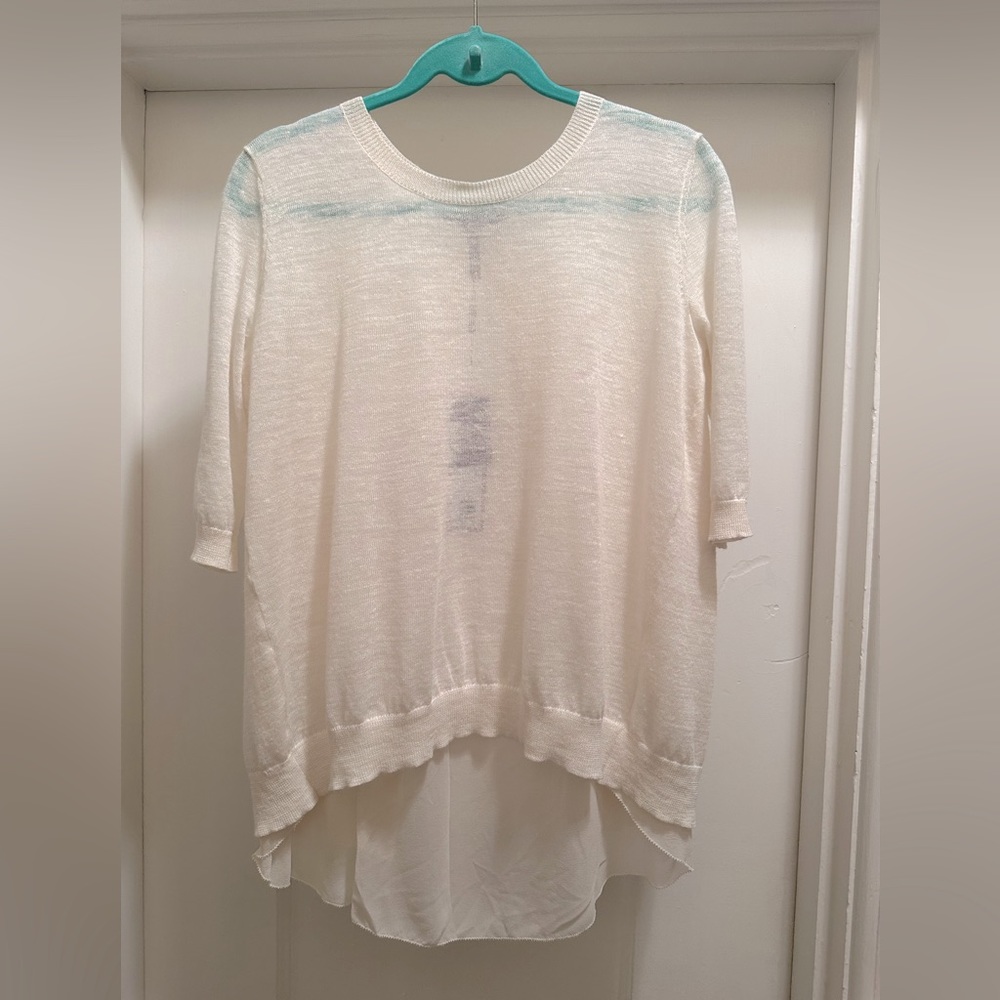 Halston Heritage, Small, Linen White, New with tags